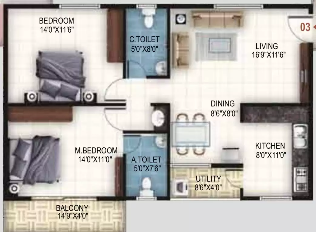 Floor plan for United Sai Arcade