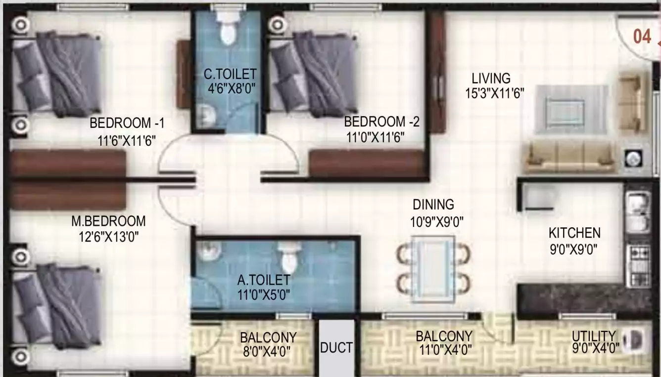 Floor plan for United Sai Arcade