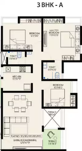 Floor plan for Parklane Urbanjoy