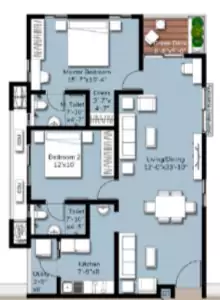 Floor plan for Incor Viva City