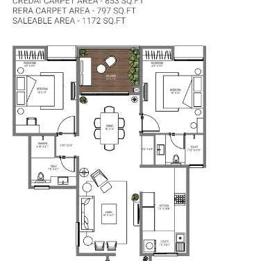 Floor plan for Assetz Atmos and Aura