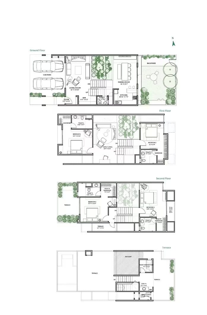 Floor plan for Assetz Earth and Essence