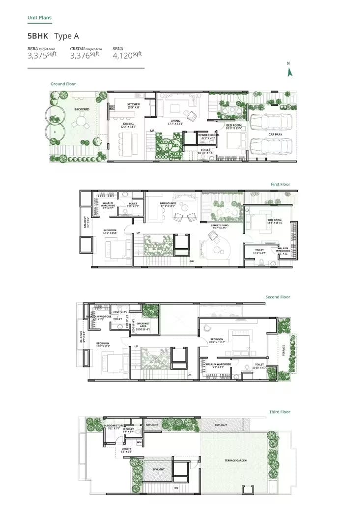 Floor plan for Assetz Earth and Essence