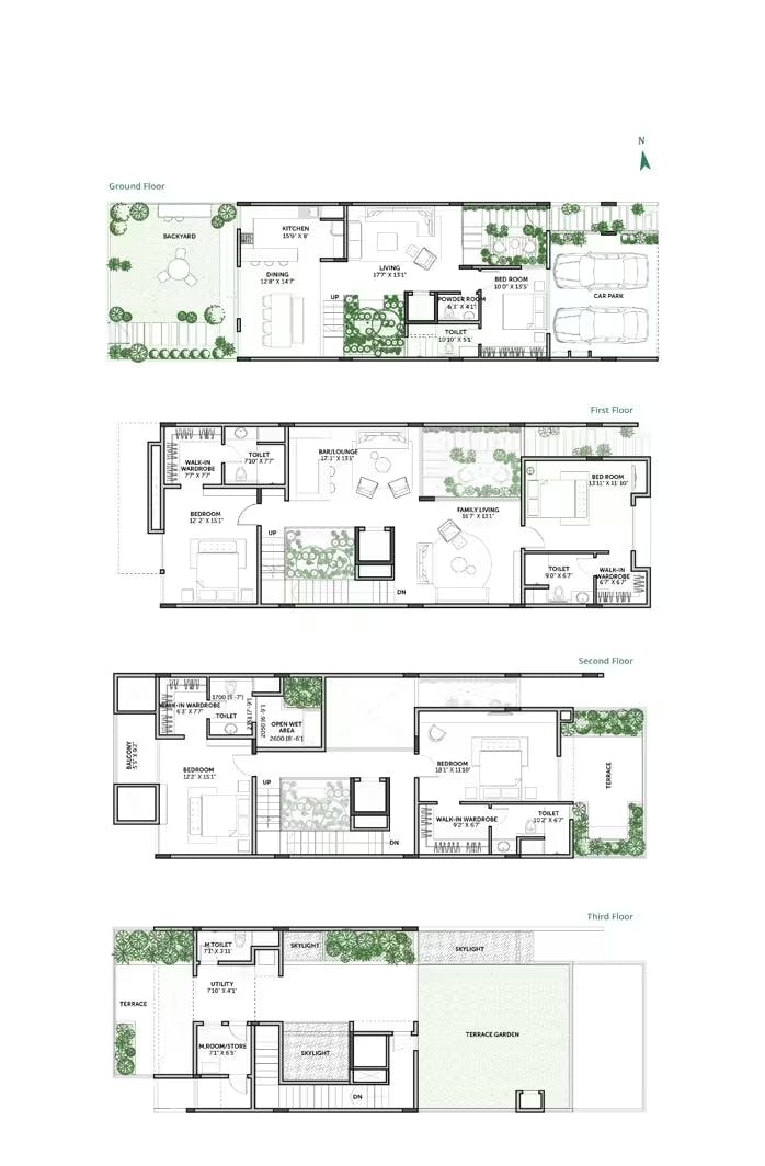 Floor plan for Assetz Earth and Essence