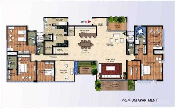 Floor plan for Karle Zenith