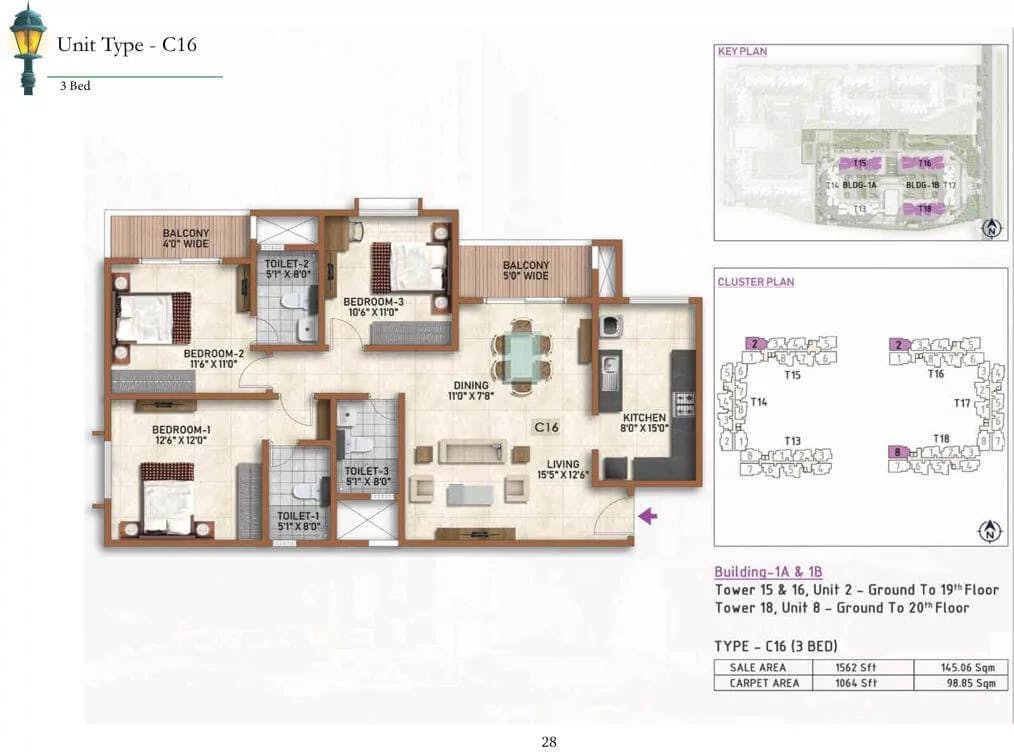 Floor plan for Prestige Finsbury Park