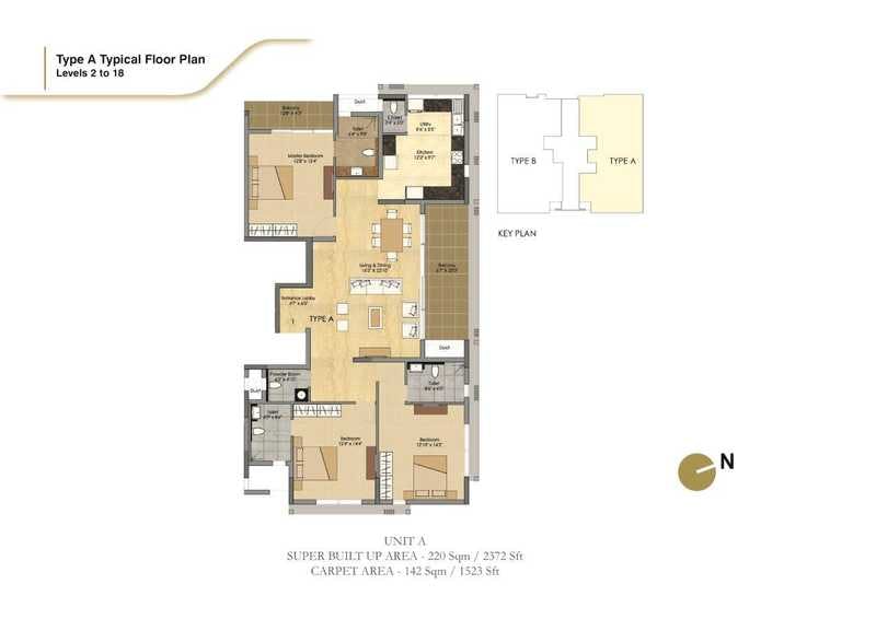 Floor plan for Prestige Spencer Heights