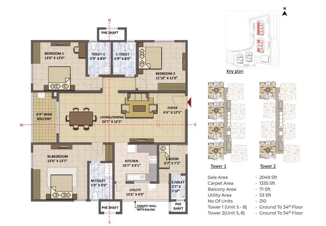 Floor plan for Prestige Tranquil