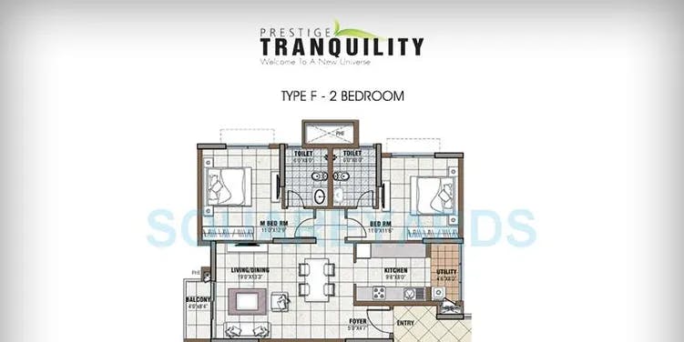 Floor plan for Prestige Tranquility