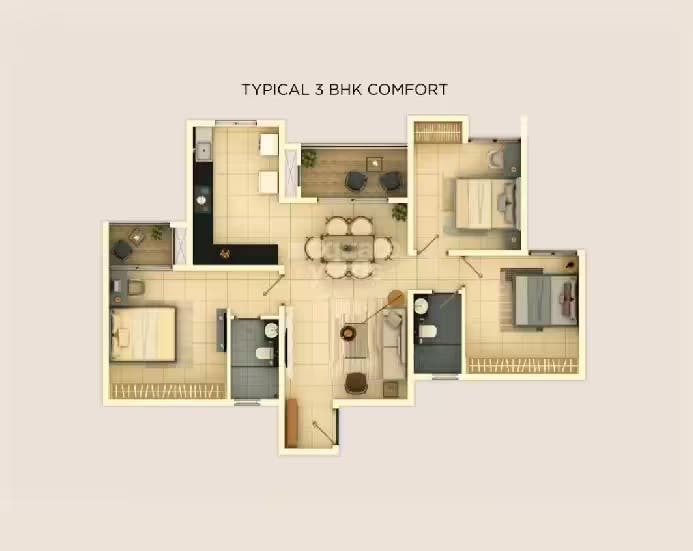 Floor plan for Provident Ecopolitan