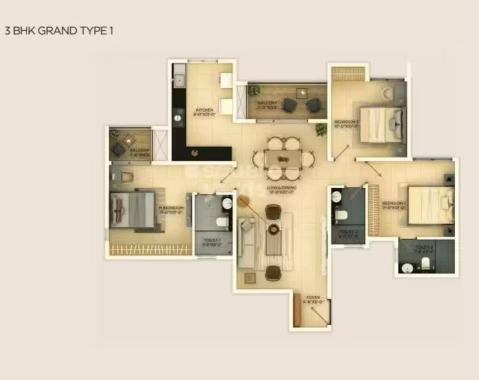 Floor plan for Provident Ecopolitan