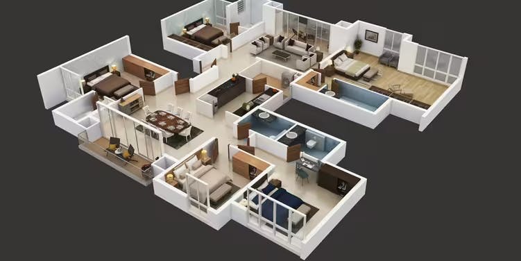 Floor plan for Puravankara Somerset House