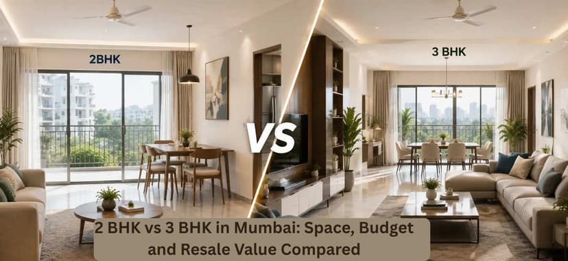 2 BHK vs 3 BHK in Mumbai: Space, Budget and Resale Value Compared
