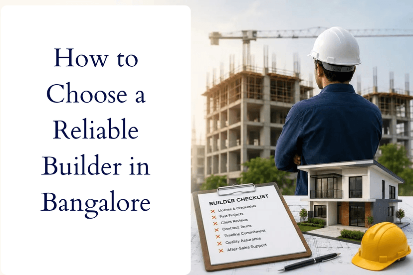 How to Choose a Reliable Builder in Bangalore