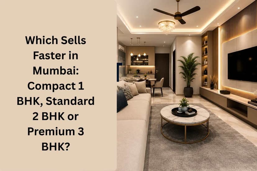 Which Sells Faster in Mumbai: Compact 1 BHK, Standard 2 BHK or Premium 3 BHK?