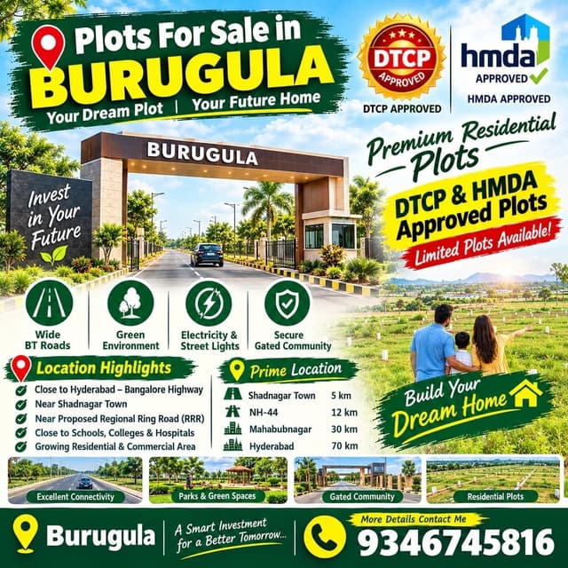 Image of Plot for Sale in Burugula