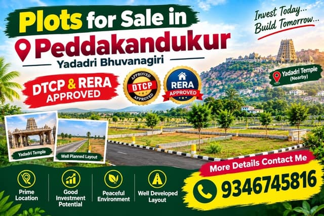 Image of Plot for Sale in Yadagirigutta