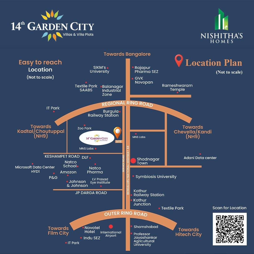 Image of Plot for Sale in Nishithas Homes 14th Garden City