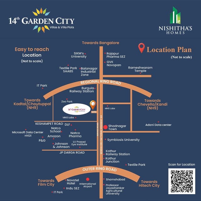 Image of Plot for Sale in Nishithas Homes 14th Garden City