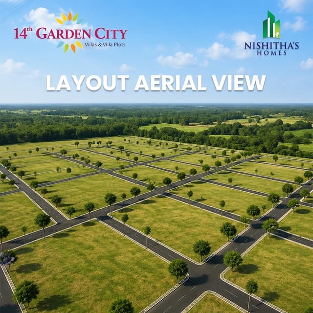 Image of Plot for Sale in Nishithas Homes 14th Garden City, Solipur, Shadnagar