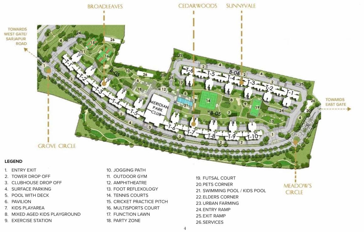 Image of 3 BHK for Rent in The Prestige City
