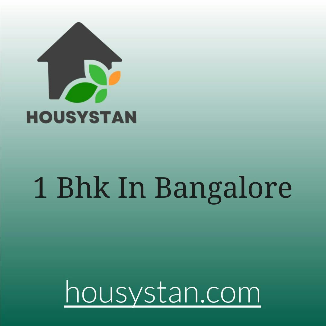 1 Bhk In Bangalore
