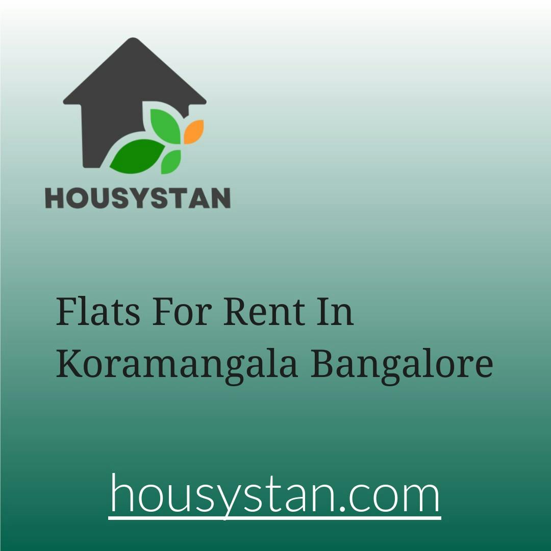 Flats For Rent In Koramangala
