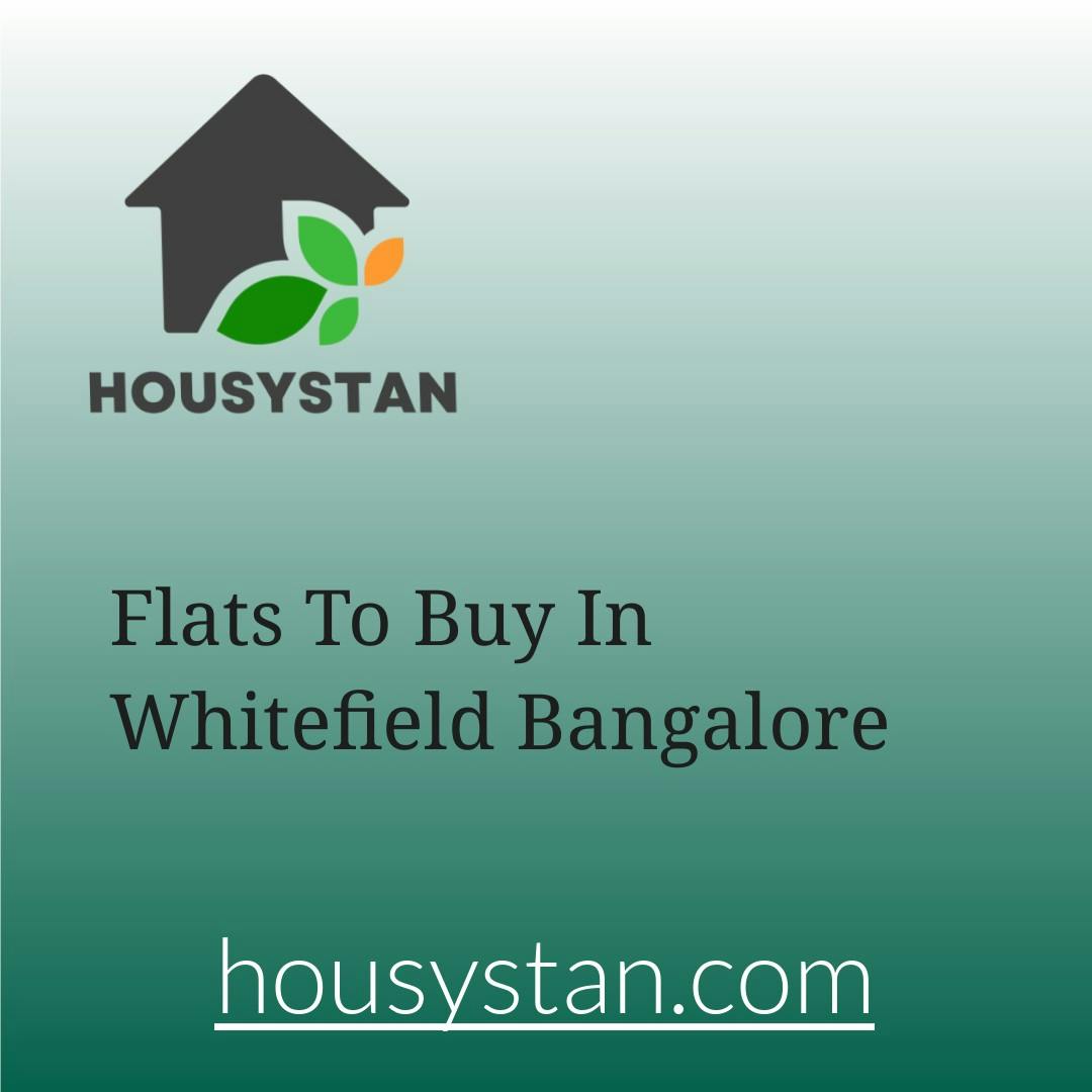 Flats To Buy In Whitefield Bangalore