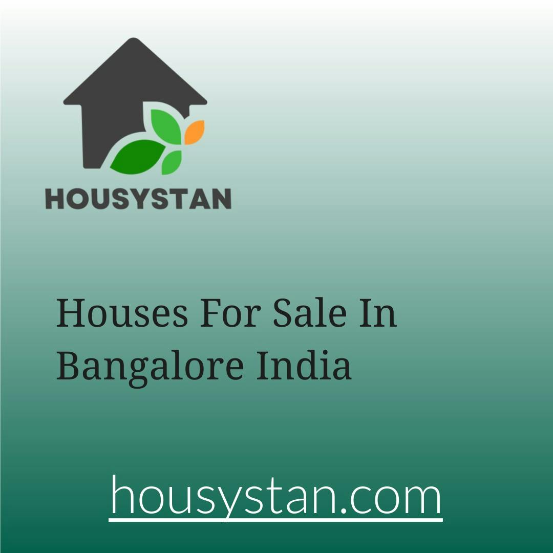 Houses For Sale In Bangalore India