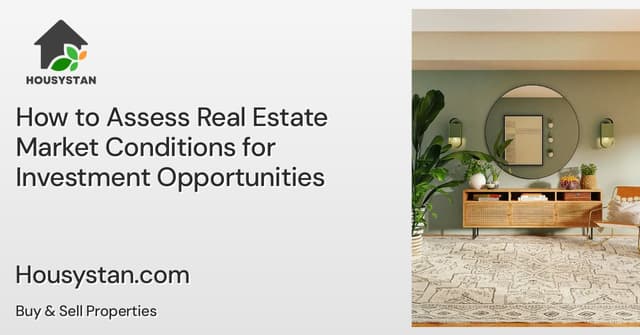 How to Assess Real Estate Market Conditions for Investment Opportunities