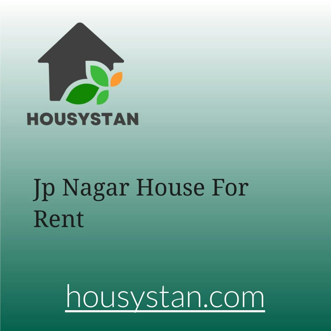 Jp Nagar House For Rent