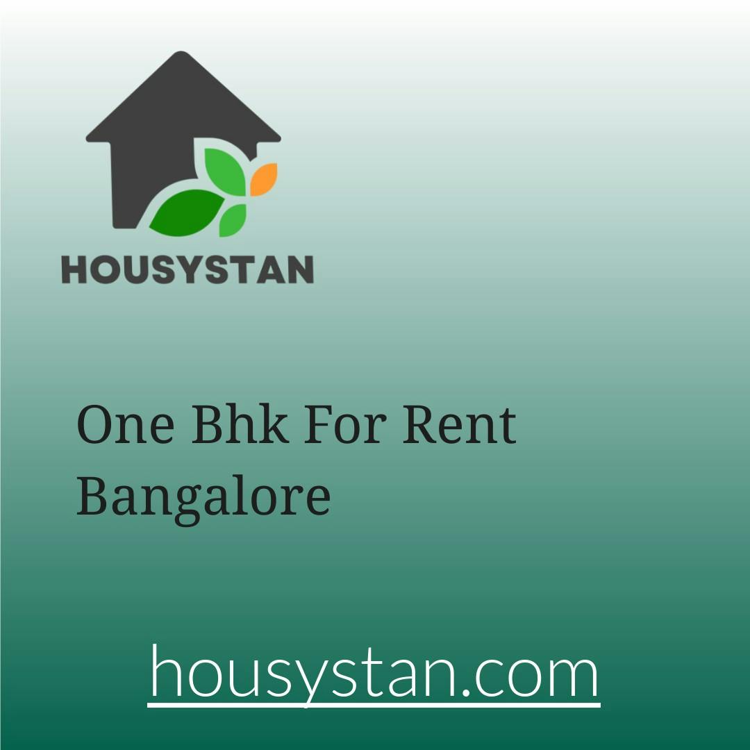 One Bhk For Rent Bangalore