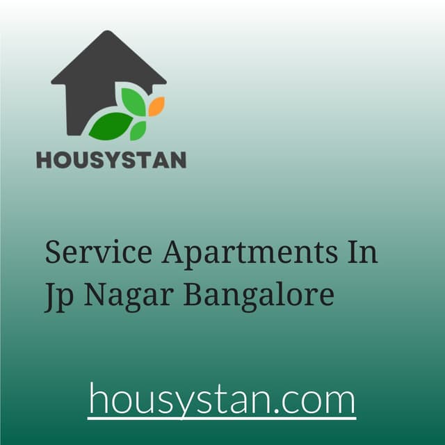 Service Apartments In Jp Nagar