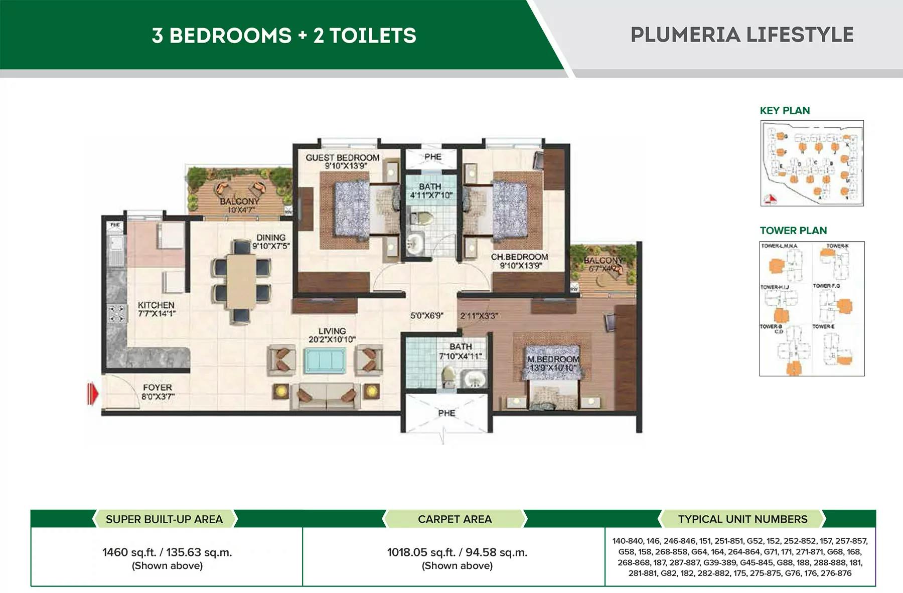Floor plan for Brigade Meadows Plumeria
