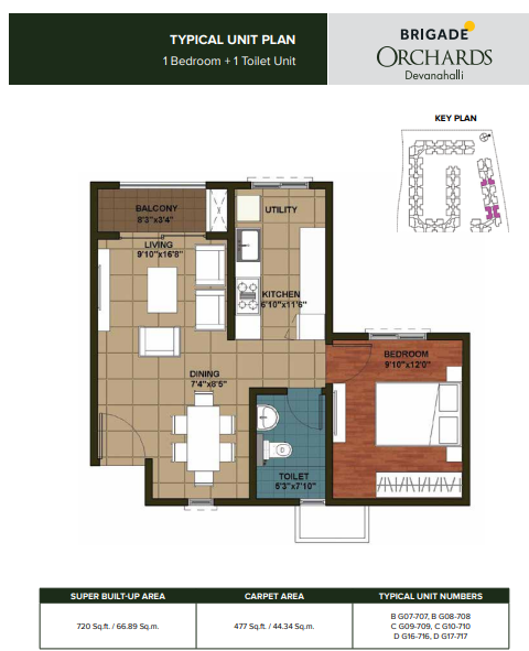 Floor plan for Brigade Orchards