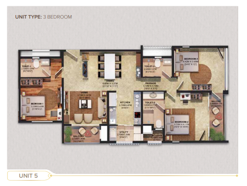 Floor plan for Brigade Residences